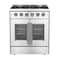 Forno Galiano 30In. Freestanding French Door Gas Range FFSGS6444-30 - alternate 1